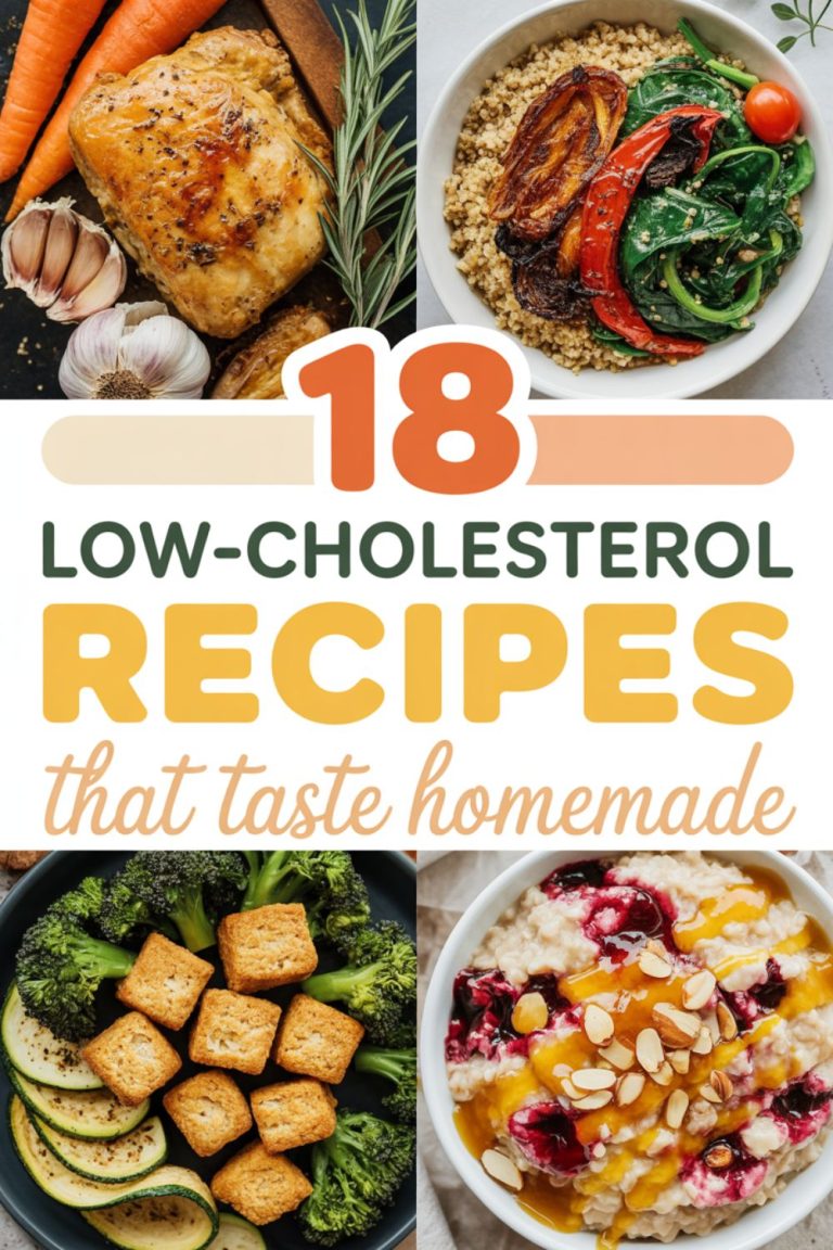 18 Low-Cholesterol Recipes That Taste Homemade