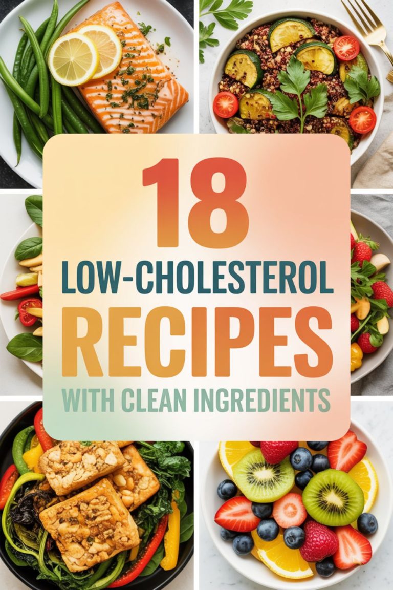 18 Low-Cholesterol Recipes with Clean Ingredients