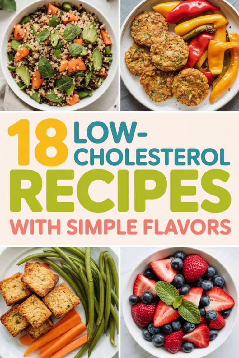 18 Low-Cholesterol Recipes with Simple Flavors