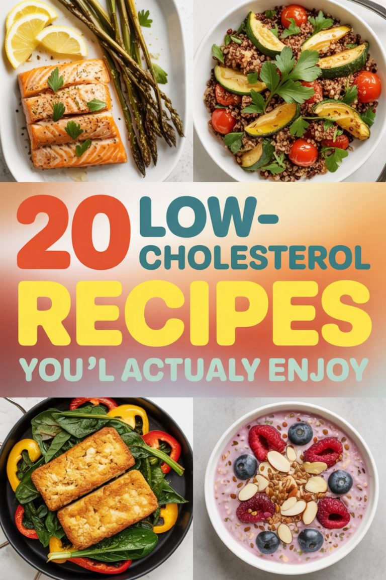 20 Low-Cholesterol Recipes You’ll Actually Enjoy