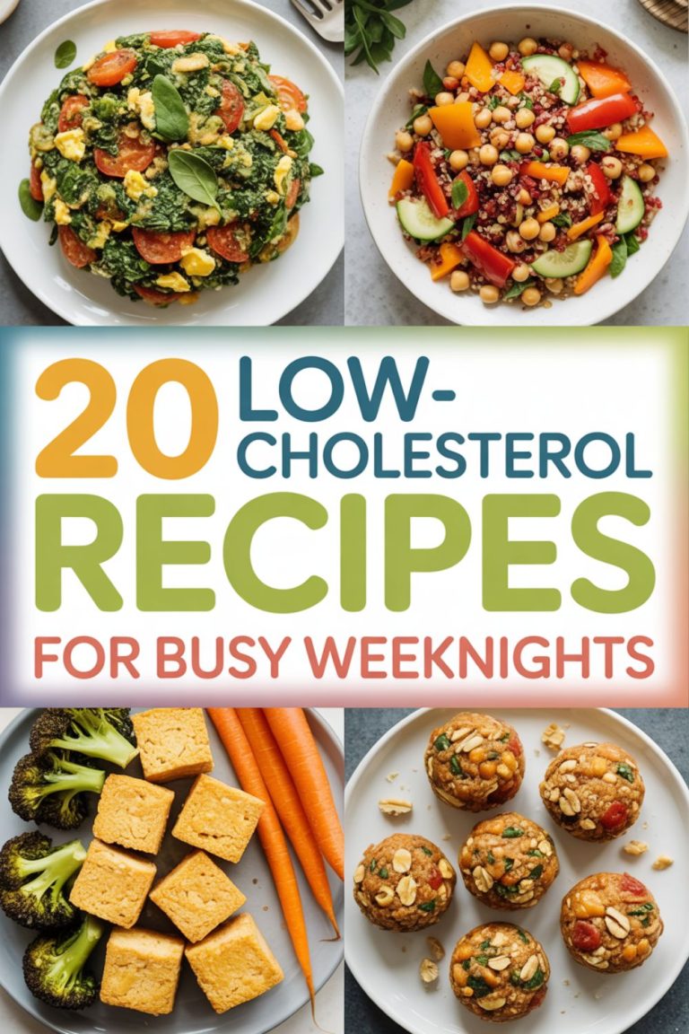 20 Low-Cholesterol Recipes for Busy Weeknights