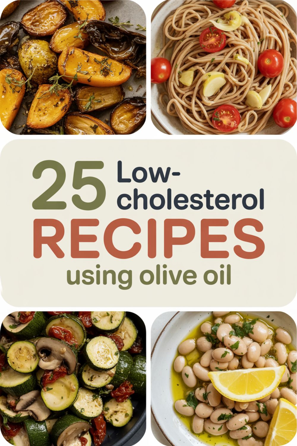 25 Low Cholesterol Recipes Using Olive Oil