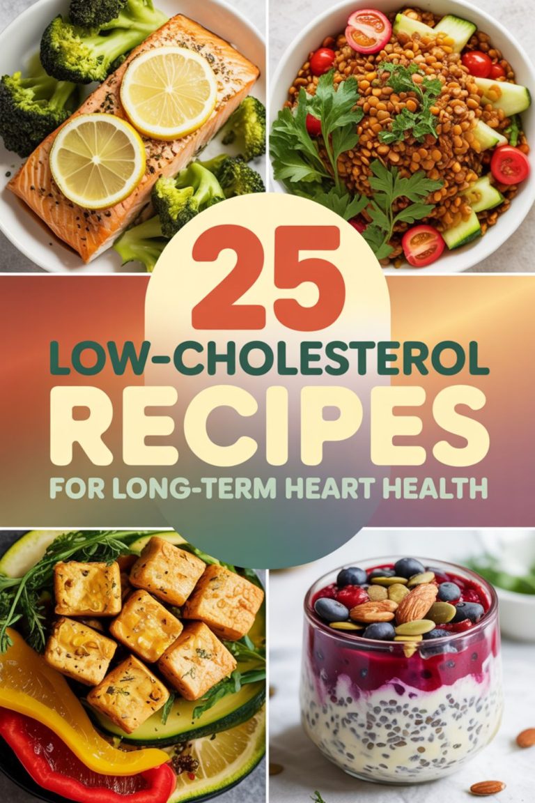 25 Low-Cholesterol Recipes for Long-Term Heart Health