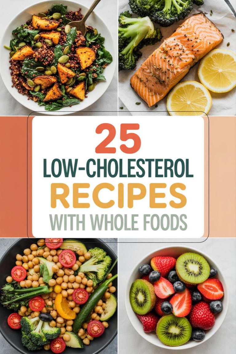 25 Low-Cholesterol Recipes with Whole Foods