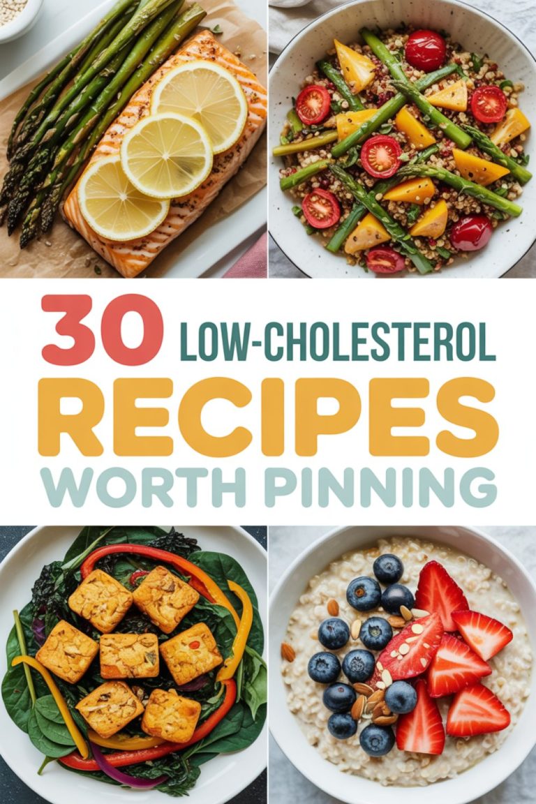 30 Low-Cholesterol Recipes Worth Pinning
