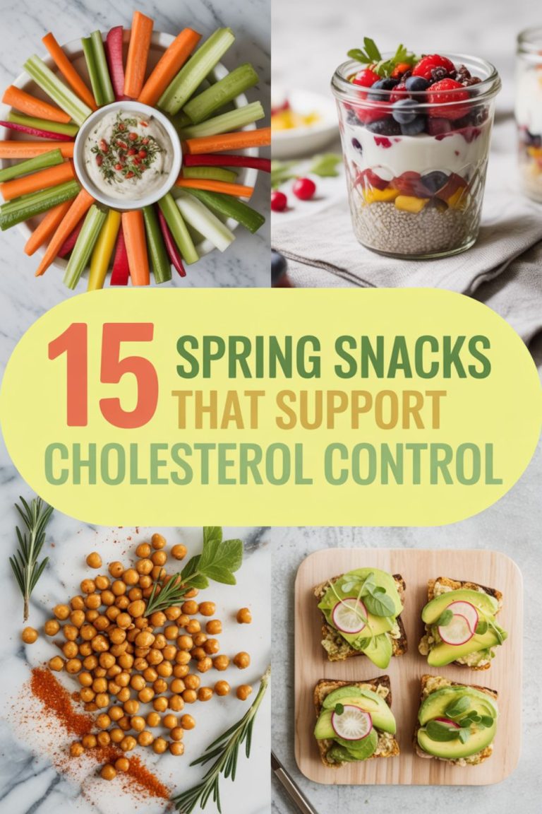 15 Spring Snacks That Support Cholesterol Control