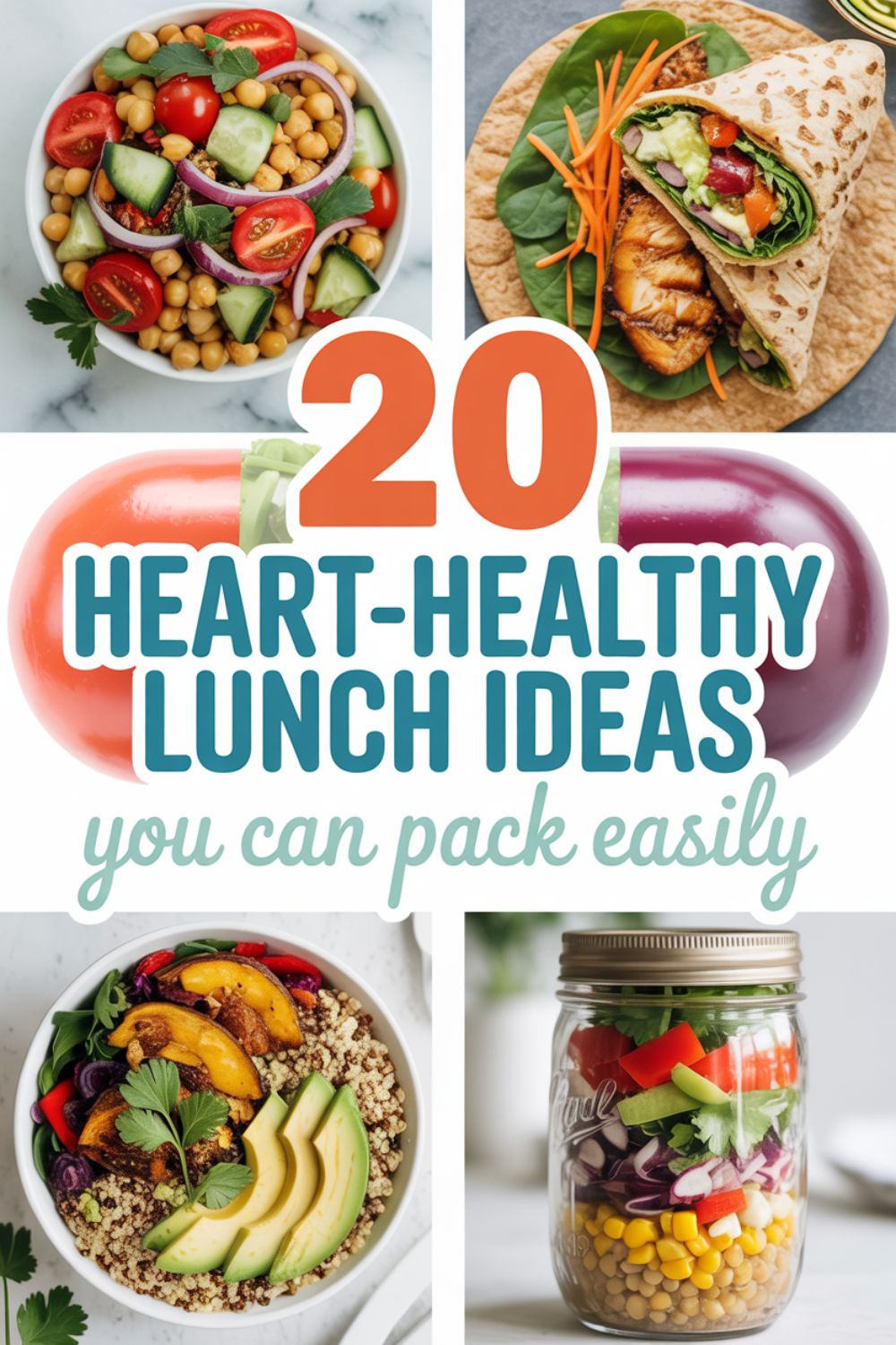 20 Heart Healthy Lunch Ideas You Can Pack Easily