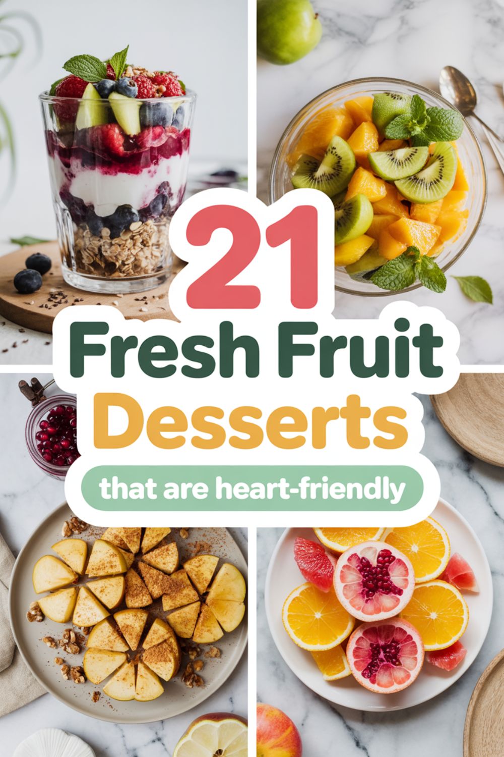 21 Fresh Fruit Desserts That Are Heart Friendly