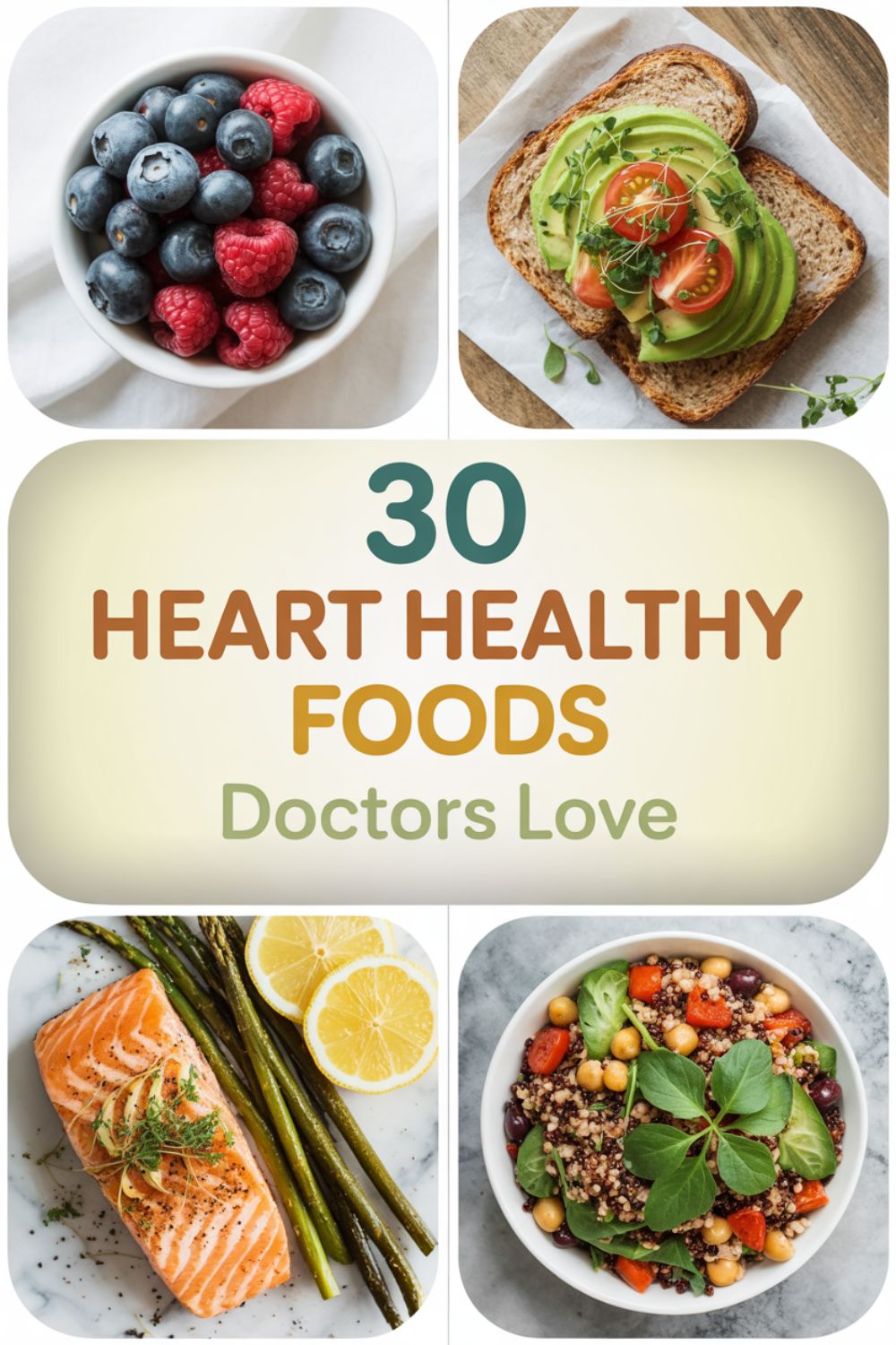 30 Heart Healthy Foods Doctors Love