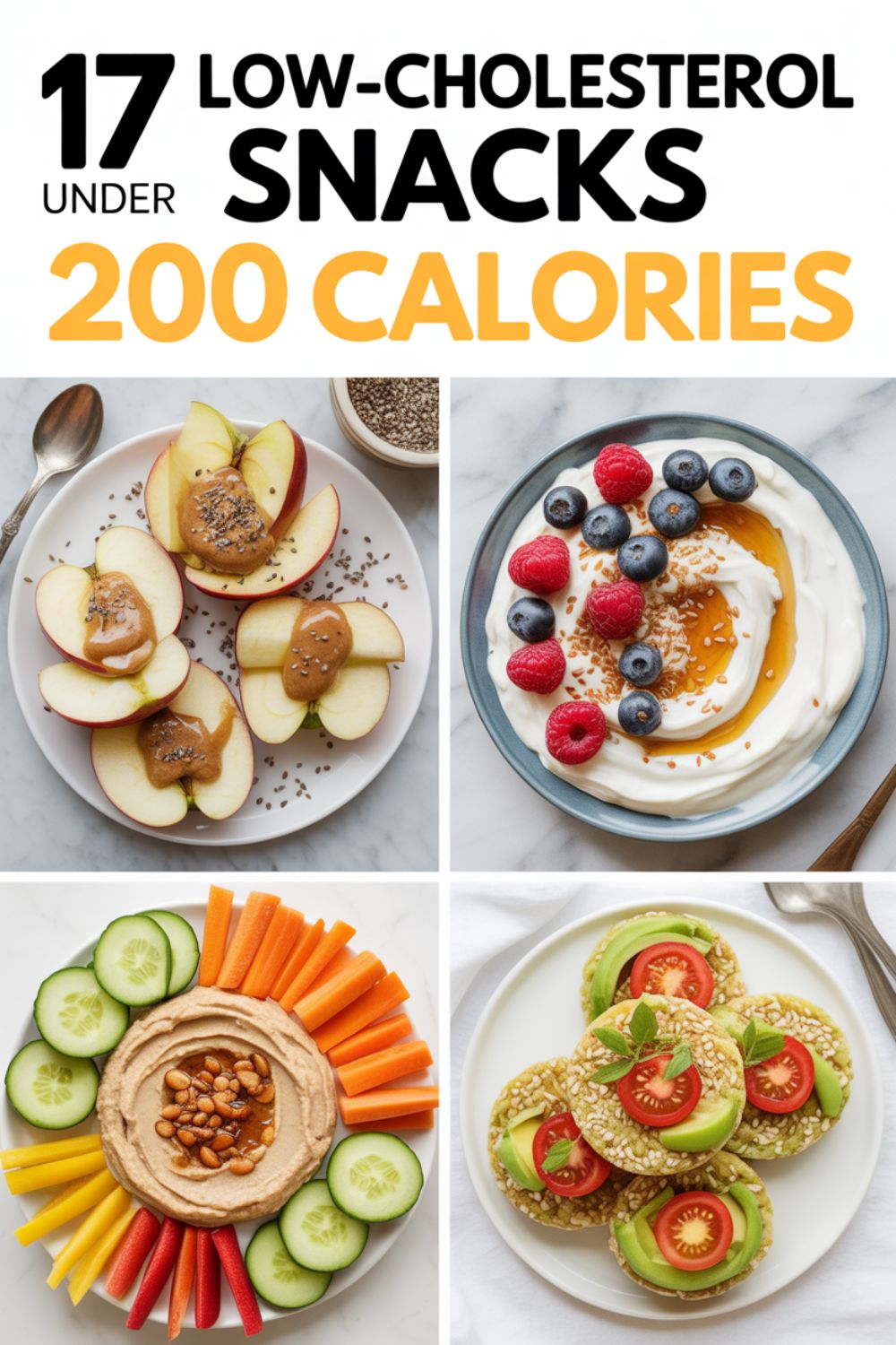 17 Low Cholesterol Snacks Under 200 Calories