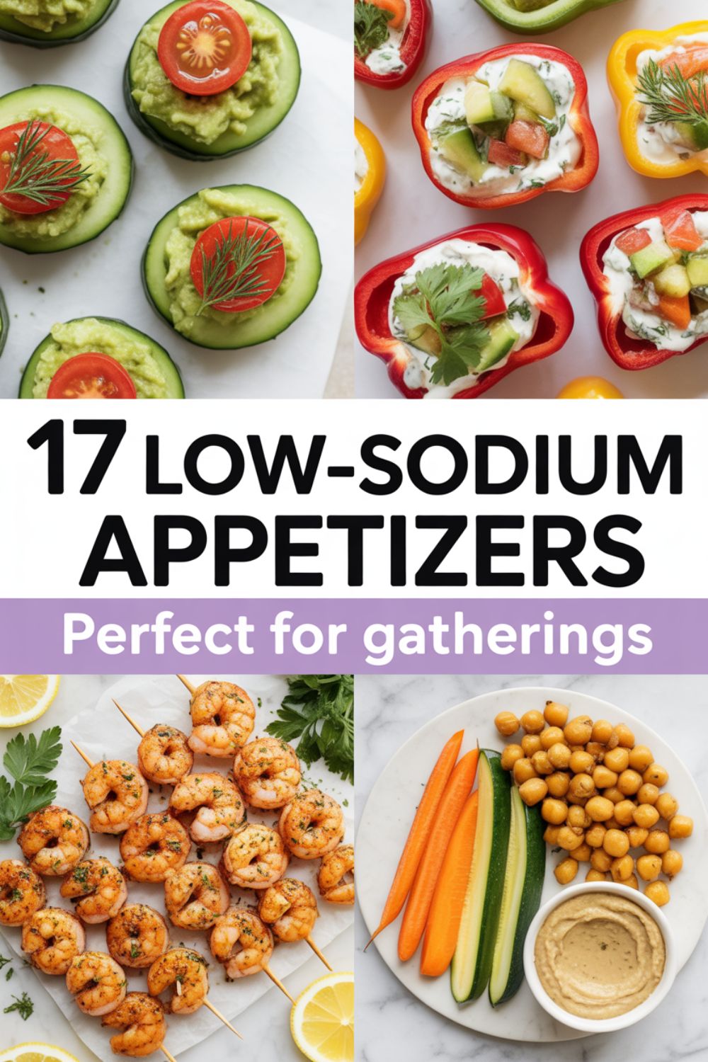 17 Low Sodium Appetizers for Gatherings
