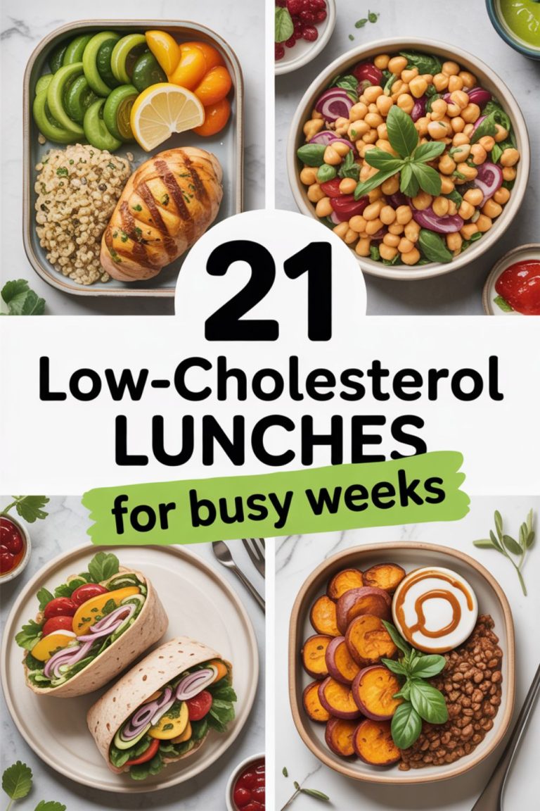 21 Low-Cholesterol Lunches for Busy Weeks