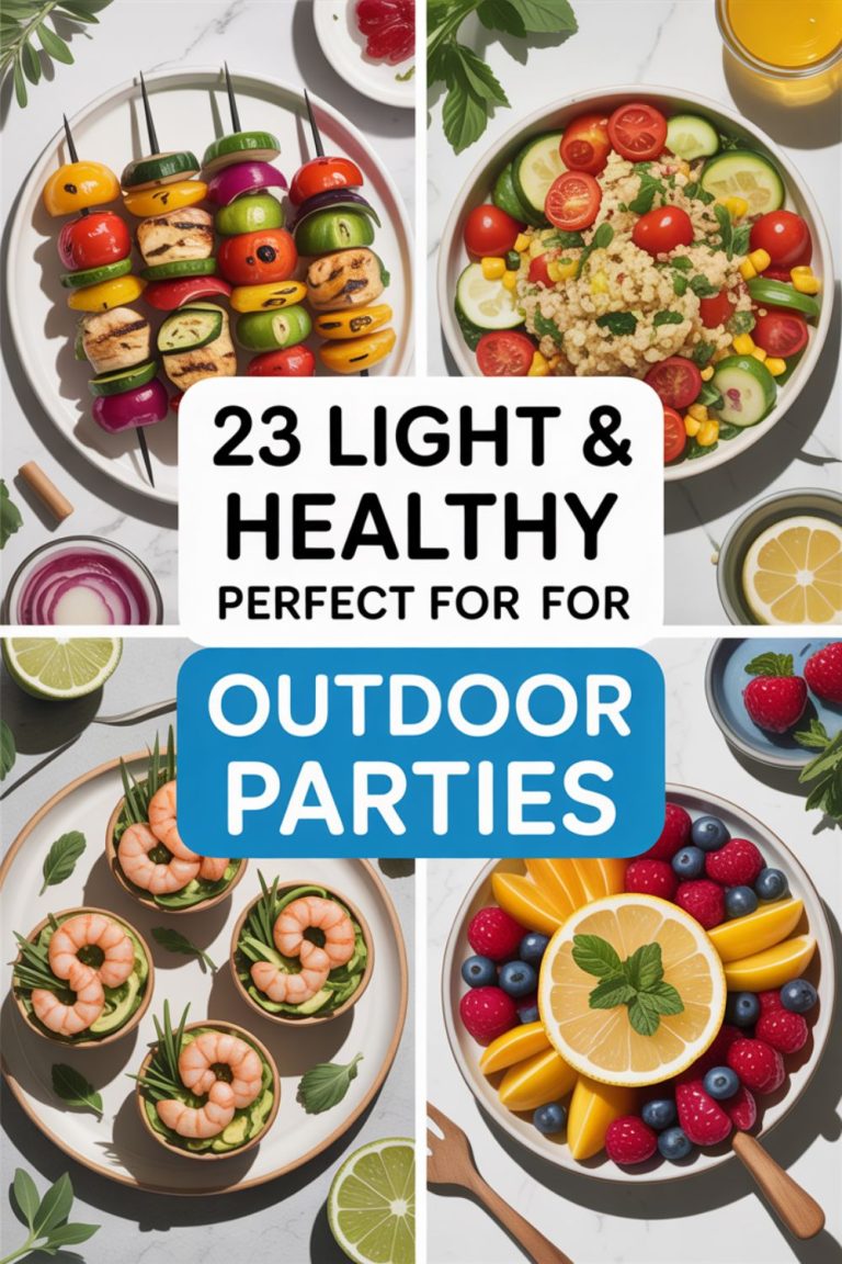 23 Light & Healthy Recipes for Outdoor Parties