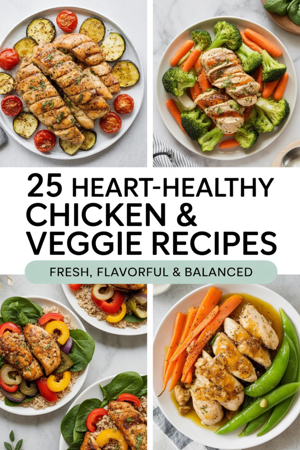 25 Heart Healthy Chicken Veggie Recipes