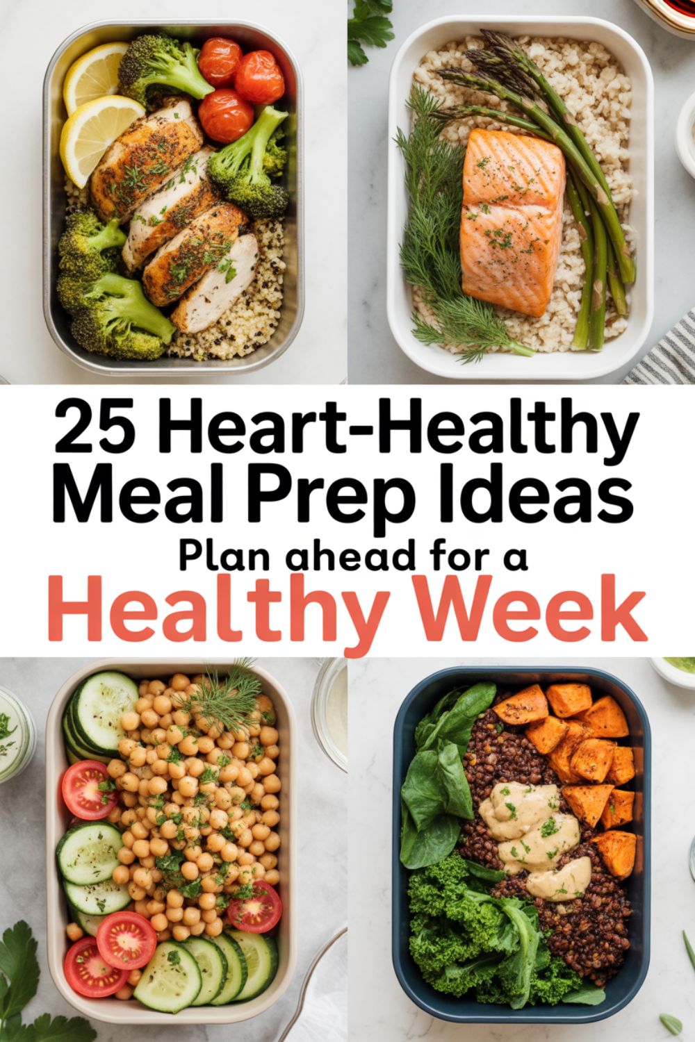 25 Heart Healthy Meal Prep Ideas