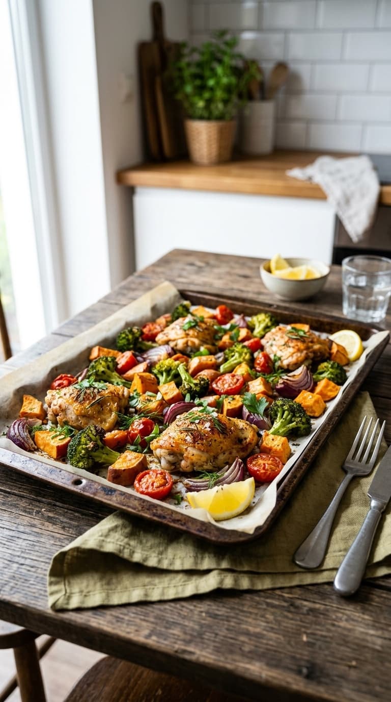 18 Low-Cholesterol Sheet Pan Dinners For Effortless Evenings 9 18 Low-Cholesterol Sheet Pan Dinners For Effortless Evenings